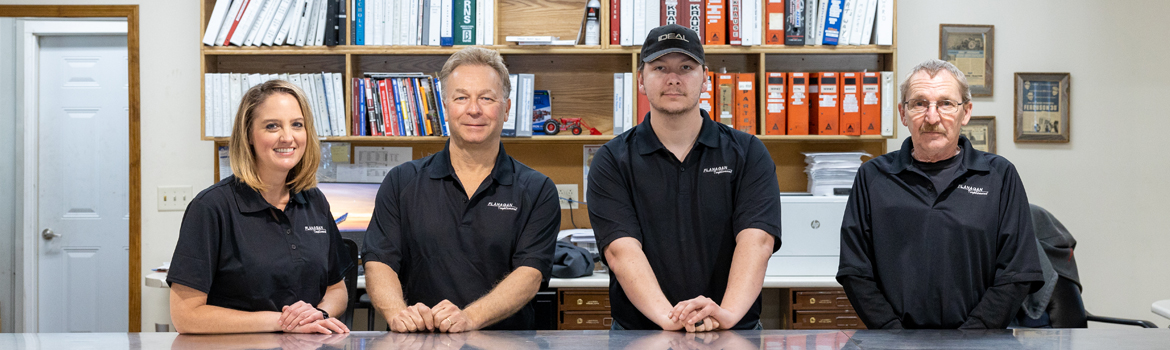 Nearly 70 years of parts & service experience within the Flanagan Implement & Service Parts Department.